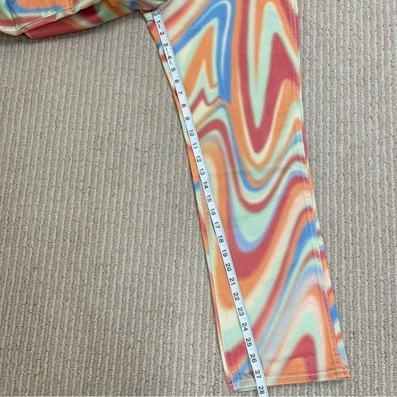 NWT Wrangler Wild West 603 High Rise Straight Rainbow Wave Jeans Sz 28X28 Women - Picture 15 of 15